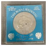 J1 - 1981 ROYAL WEDDING COMMEMORATIVE COIN (K29)