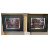 J1 - TWO PIECES FRAMED ART (M36)
