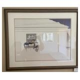 J1 - MIKE SWAN 93 FRAMED ART 29X37" (M7)