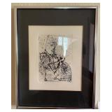 J1 - SALVADOR DALI "EL CID" FRAMED (M1)