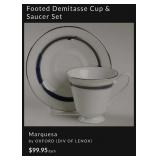 J1 - 21 PIECES OXFORD BONE CHINA DISHWARE (M41)
