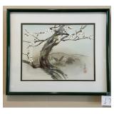 J1 - ASIAN ART FRAMED 18X27" (L7)
