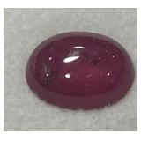 3.86CT CABOCHON RUBY GEMSTONE