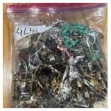 4 POUNDS OF COSTUME JEWELRY