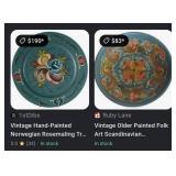 J1 - TWO COLLECTIBLE PLATES WITH STANDS (K30)
