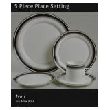 J1 - 40-PIESES MIKASA BONE CHINA DISHWARE (M36)