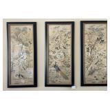 J1 - THREE PANELS ASIAN ART 47X22"EA (L17)