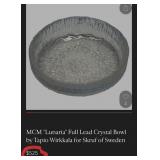 J1 - CRYSTAL CENTERPIECE BOWL (K35)