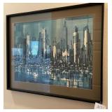 J1 - NY CITY ART FRAMED 26X35" (M37)