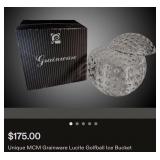 J1 - GRAINWARE GOLF BALL TRINKET BOX (G43)