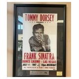 R - VINTAGE TOMMY DORSEY/ FRANK SINATRA PRINT