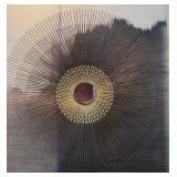 R - MID-CENTURY MODERN WALL DECOR 31'DIA (L9)