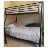 R - TWIN BUNK BEDS, MATTRESSES, BEDDING (B2)