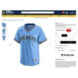 R - BREWERS COOPERTOWN EDITION JERSEY (L241)