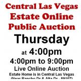 WELCOME TO OUR THUR. @4pm ONLINE PUBLIC AUCTION