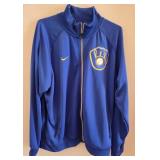 R - MILWAUKEE BREWERS JACKET SIZE 2XL (L227)