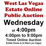 WELCOME TO OUR WED. @4pm ONLINE PUBLIC AUCTION