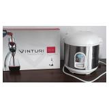 P - VINTURI WINE SET, RICE COOKER (N42)
