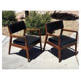 PAIR MID CENTURY MODERN CHAIRS