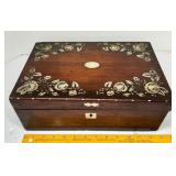 ANTIQUE ABALONE INLAID FLOWERS & ACCENTS