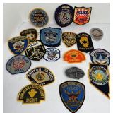 VINTAGE LOT POLICE PATCHES