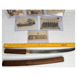 ANTIQUE WAKIZASHI SHORT SWORD SCABBARD