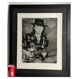 SIGNED PHOTO OF STEVIE RAY VAUGHN