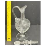 ANTIQUE GLASS WINE VESSEL
