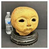 VINTAGE HAND ALIEN SCULPTURE WOOD