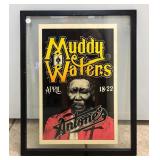 VINTAGE ORIGINAL 1978 MUDDY WATTERS RARE POSTER