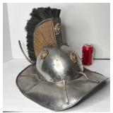 ANTIQUE HELMET THICK BRONZE MEDUSAS