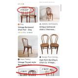 U - TWO MATCHING CHAIRS (P23)