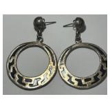 STERLING SILVER EARRINGS 20.70GRS