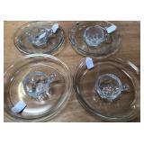 U - GLASS PIE PLATES & CUPS (A50)