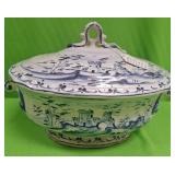 U - ITALIAN CERAMIC COVERED DISH (P271)