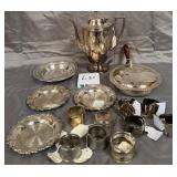 U - VINTAGE COFFEE POT, CHAFING & SERVING DISHES