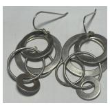 STERLING SILVER EARRINGS 9.80GRS