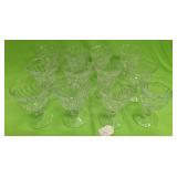 U - 12  PIECES VINTAGE FOSTORIA STEMWARE (P493)