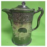 U - 19TH CENT. SILVER-PLATER WATER PITCHER (P425)