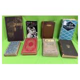U - LOT OF VINTAGE HARD BOUND BOOKS (P566)