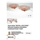 U - 3 PIECES VINTAGE HAZEL ATLAS GLASS BOWLS (L25)