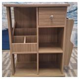 503 - WOODEN TABLETOP ORGANIZER 24"T (U26)