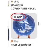 U - SIX VINTAGE COLLECTIBLE PLATES (P303)