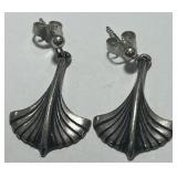 STERLING SILVER EARRINGS 6.00GRS
