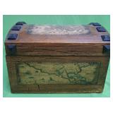 U - DECORATIVE KEEPSAKE BOX WITH CONTENTS (P449)