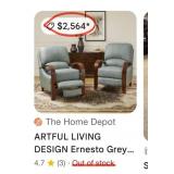 503 - PAIR OF MATCHING PUSHBACK RECLINERS (U48)