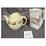 U - DRIP-O-LATOR COFFEE POT, CERAMIC PITCHER (L5)