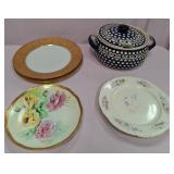 U - VINTAGE TUREEN & PLATES (P321)
