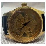 503 - WATCH WITH LEATHER STRAP BAND (C53)