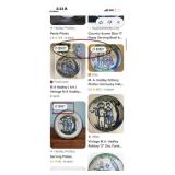 U - M.A. HADLEY POTTERY SERVING BOWL (P491)